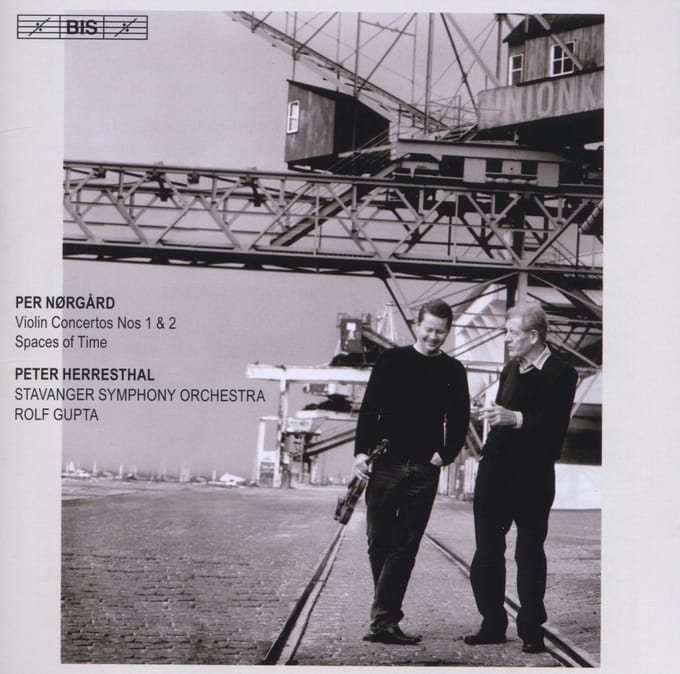 Peter Herresthal, Stavanger Symphony Orchestra, Rolf Gupta - Nørgard: Violin Concerts 1 & 2 - Spaces In Time (CD)