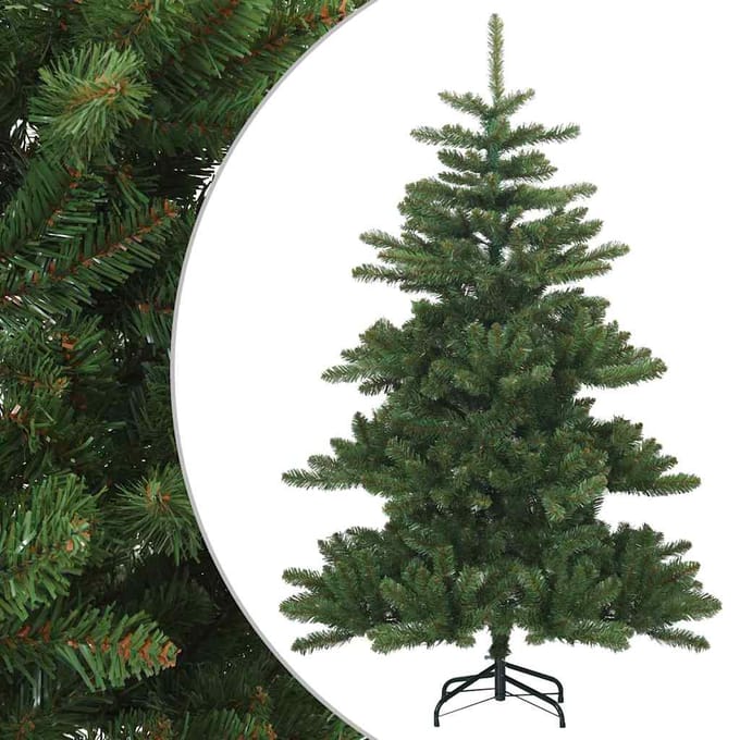 vidaXL - Kunstmatige - Hinged - Kerstboom - Groen - 150 - cm - PVC, - staal