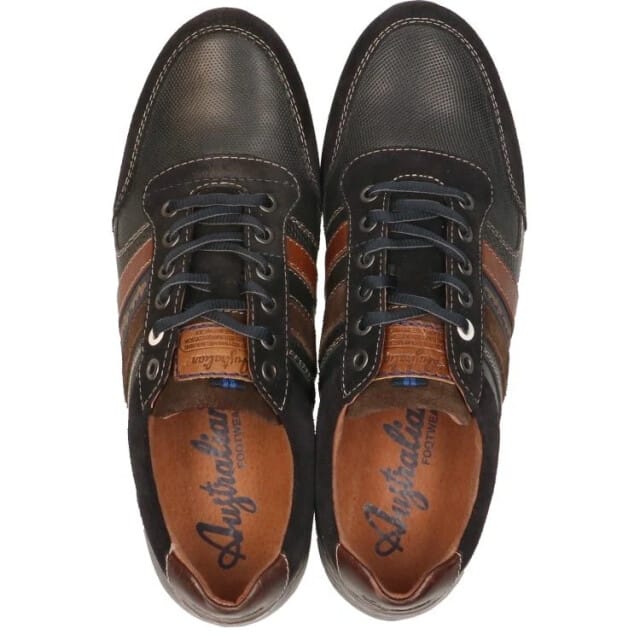 Australian Camaro Lage sneakers - Leren Sneaker - Heren - Blauw - Maat 39