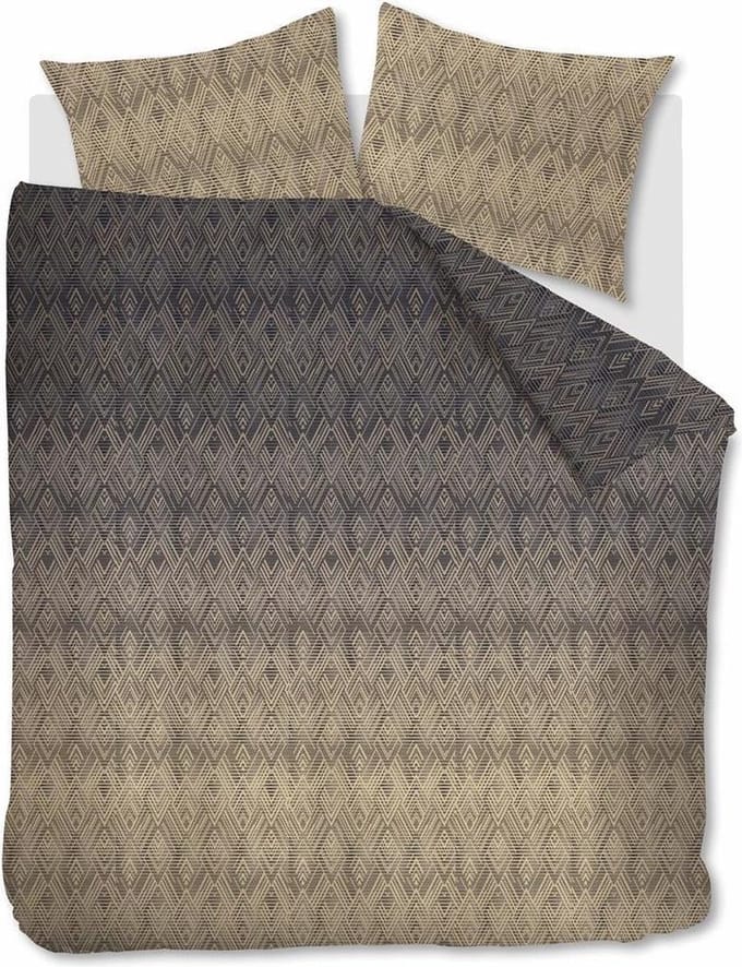 Beddinghouse Points and Lines Dekbedovertrek - Tweepersoons - 200x200/220 cm - Natural