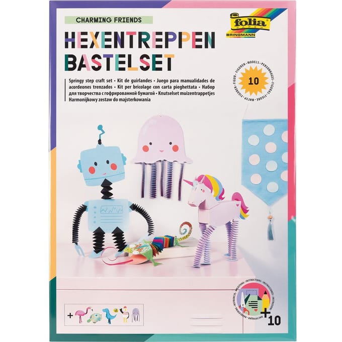 Heksentrap knutselset "Charming Friends"