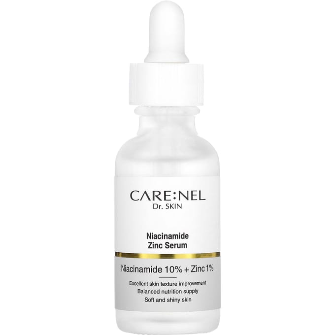 Care:Nel, Niacinamide Zinc Serum, 1 fl oz (30 ml) white
