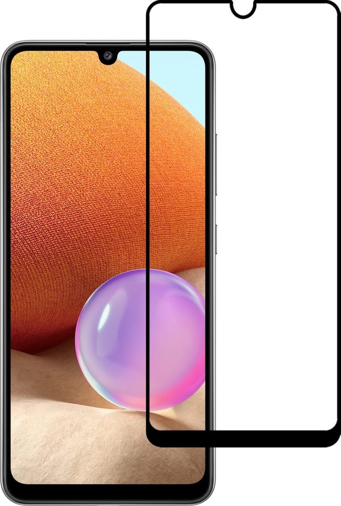 Screenprotector - Geschikt voor Samsung Galaxy A32 5G - Full Cover - Beschermglas - Gehard Glas - Tempered Glass - Screen Protector