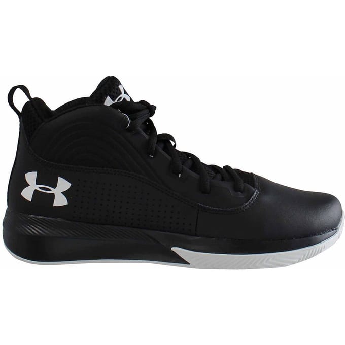 Under Armour GS Lockdown 4-BLK Zwarte kinderschoenen