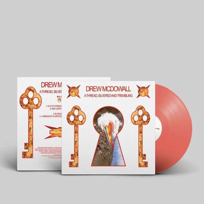 Drew McDowall - A Thread, Silvered And Trembling (LP) (Coloured Vinyl) (Limited Edition)