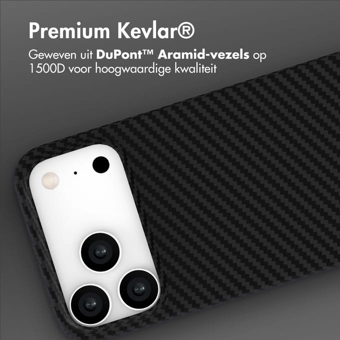 Accezz Hoesje - Geschikt voor Apple iPhone 17 Pro Max - backcover - Zwart