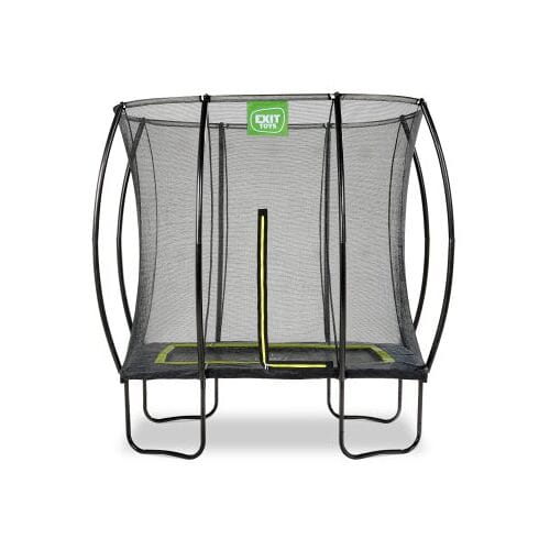 EXIT Silhouette Trampoline 153x214cm - Op Poten - Rechthoekig - Trampoline Buiten - Voor Kinderen - Zwart