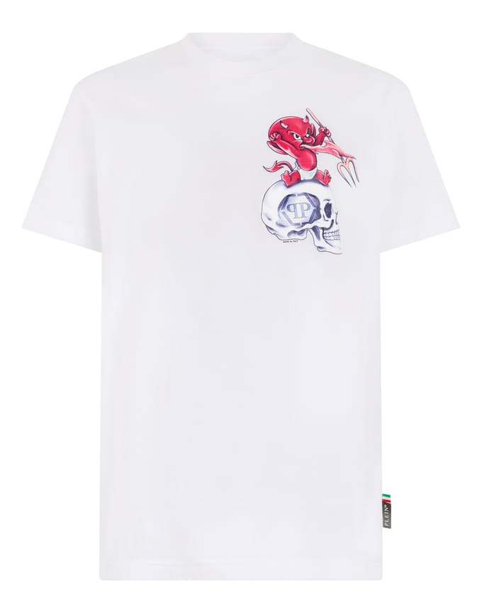 T-Shirt Met Ronde Hals En Korte Mouwen