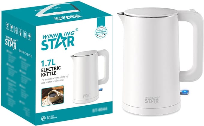 Winning Star ST-6044 - Waterkoker - 1.7 Liter - RVS