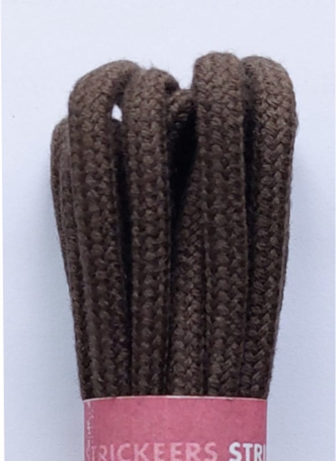 Strickers Veter - Donker Bruin - Extra Dik Rond - Lengte 120 cm - Dikte 4,5 mm - Schoenveter