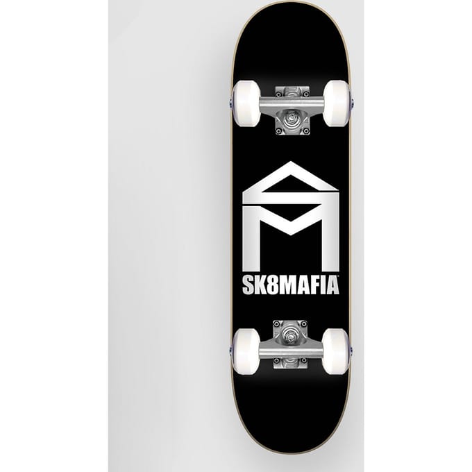 SK8 Mafia House Logo Black 6.0"X23.5" Micro Complete patroon