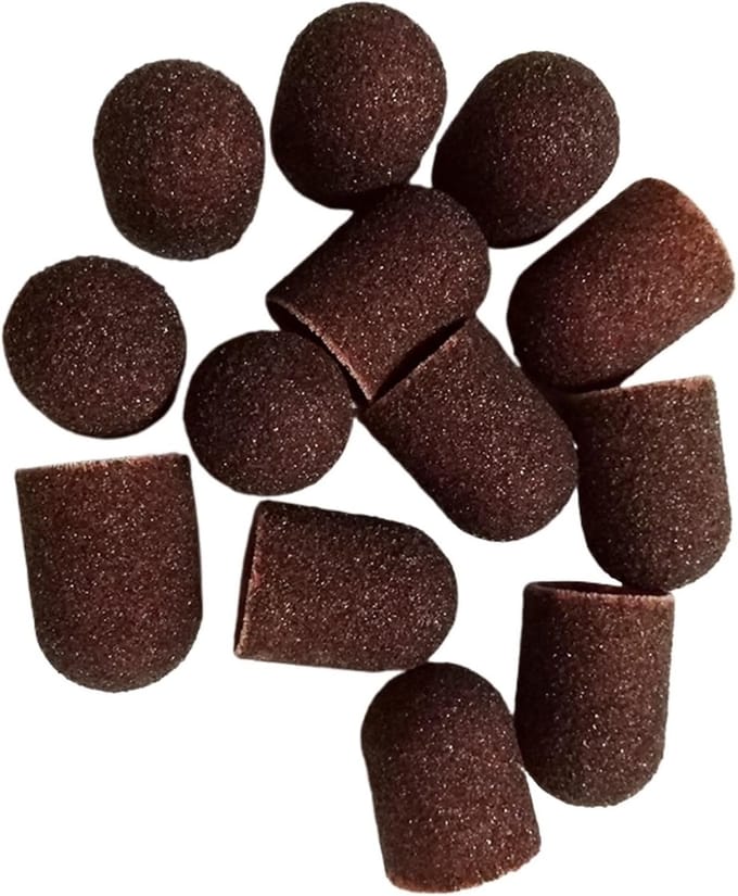 Schuurdop Set - Nagelvijl Bits - Manicure Pedicure - Professionele Kwaliteit - 5 Stuks - N.v.t.