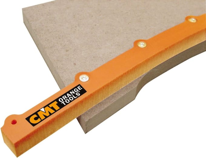 Flexibele Sjabloon - Gebogen Routeren - Vormen Maken - Extreme Flexibiliteit - 200 x 1.2 cm - Grijs
