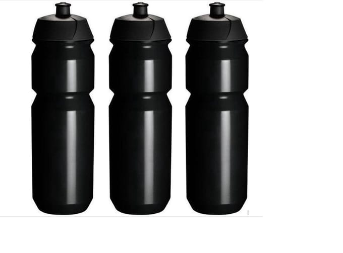 Tacx Shiva bidon zwart,750 ml, 3 pack