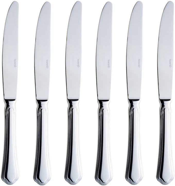 Bonna Tafelmes - Alba - RVS - 25.5 cm - set van 6