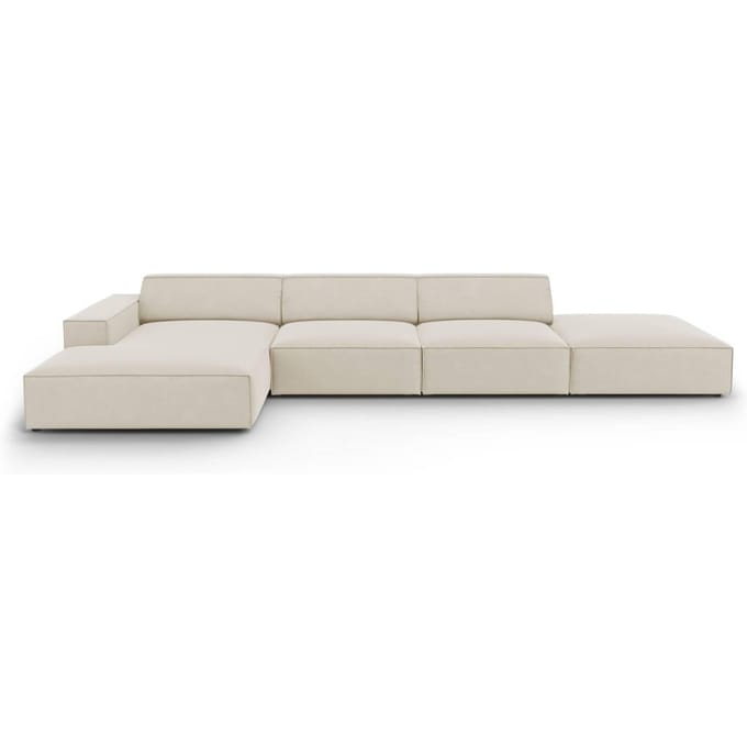 6-zits hoekbank Jodie velvet links | Micadoni