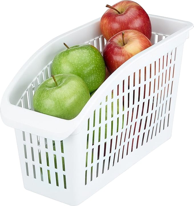 Organizers - Koelkast Organizer - Koelkastmand - Small - 29x11x17 cm - Wit - 3 stuks