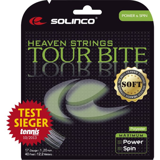 Solinco Tour Bite Soft Set Snaren 12,2m-Zilver