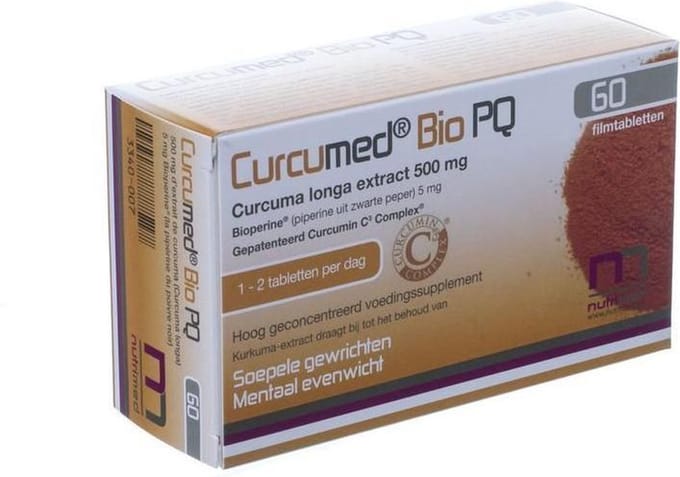 Curcumed Bio PQ 60 tabeletten