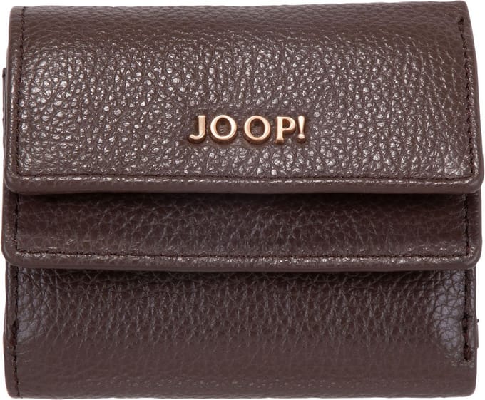 JOOP! Leren Portemonnee Vivace Lina Purse Darkbrown Donkerbruin