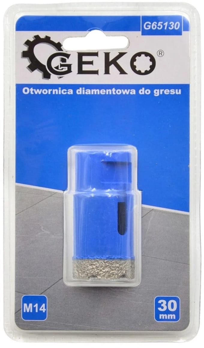 GEKO Diamantboor - Droog boren - M14 aansluiting - 30 mm diameter