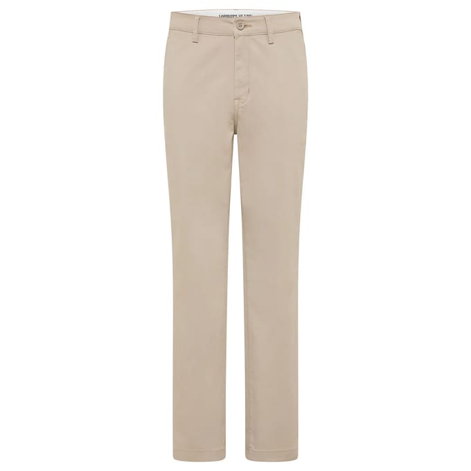 Lee Slim Chino Chino Broek Beige 33 / 32 Man