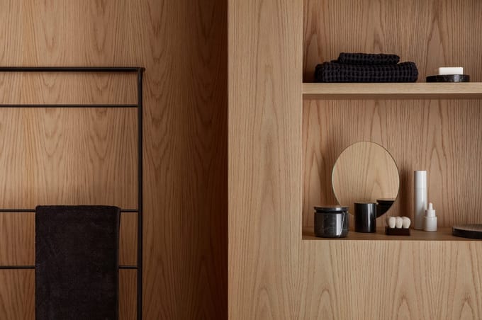 Modo Handdoekladder Black | Zwart | Staal