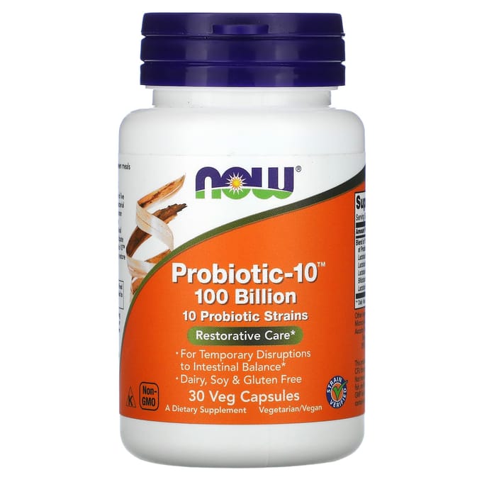 NOW Foods - biotics-10, 100 Billion - 30 vegacaps