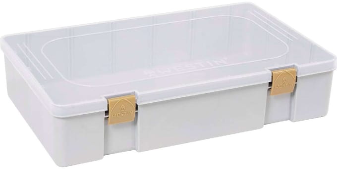 Westin W3 Game Tackle Box Open Grey & Clear 36x22,5x8 cm