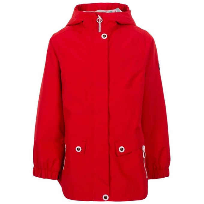 Trespass Meisjes Flourish TP75 Waterdichte Jas (Rood)