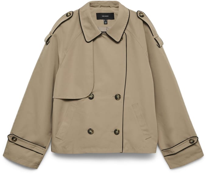 VERO MODA - VMLUCIACHLOE SHORT TRENCHCOAT - Dames - Gewatteerde jassen