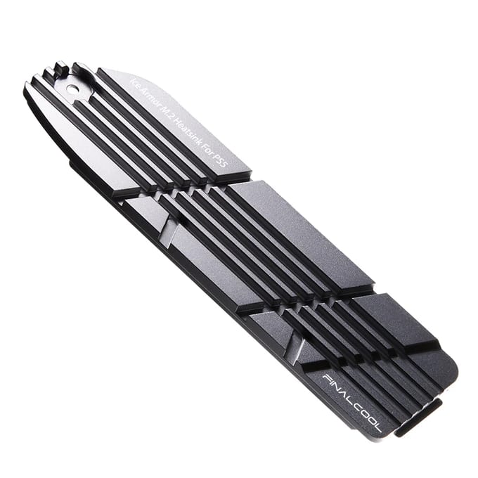 FinalCool IceArmor PS5 koellichaam voor PS5 interne PCIe M.2 NVMe 4.0 gaming SSD, ontworpen magnesiumaluminiumlegering