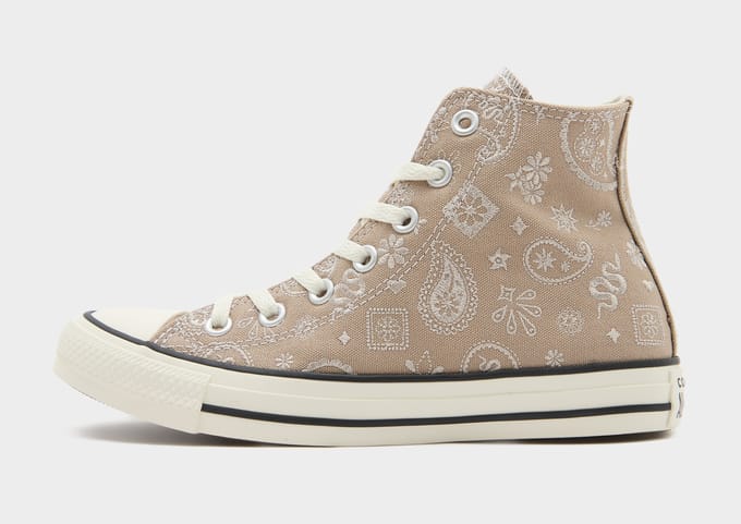 Converse Chuck Taylor All Star High Paisley Dames - Beige- Dames, Beige 41