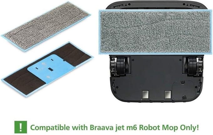 2-pack Irobot Braava M6 - Pads / Pad voor nat dweilen