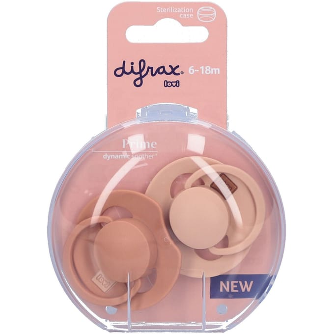 Difrax Dynamic Fopspeen 6-18M Prime Ass Geen kleurkeuze mogelijk 2