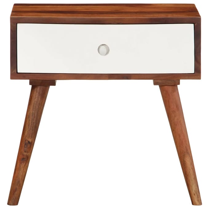 vidaXL - Bijzettafel - 45x30x45 - cm - massief - acaciahout