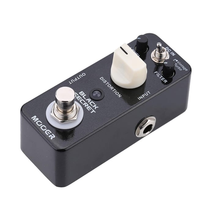 Mooer Black Secret Micro Mini Distortion effectpedaal voor elektrische gitaar True Bypass black