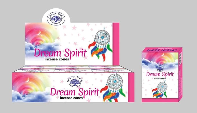Green Tree Kegelwierook dream spirit 10 Stuks