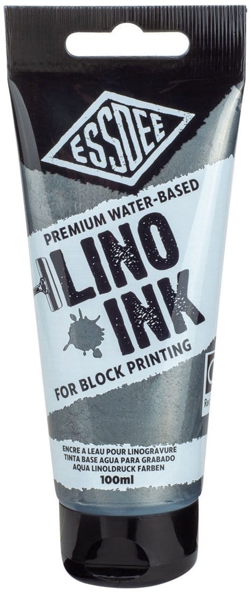 Essdee Lino Inkt - Metallic Zilver 100 ml