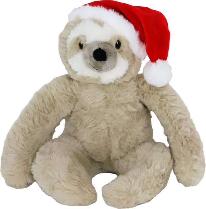 Boon Luiaard Pluche Met Kerstmuts Beige 32Cm