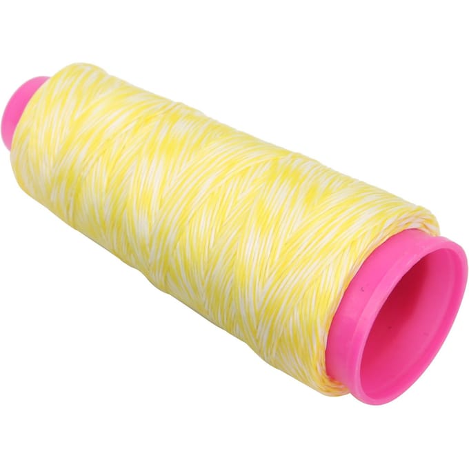 Matériau Corde d'Arc Tir à l'Arc 110m 360ft Fil Fabrication Corde d'Arc Recourbé Compound Corde Jaune et Blanc