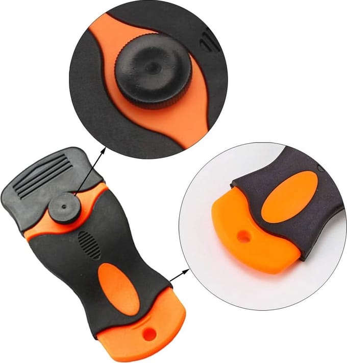 Doodadeals® Glaskrabber – Glasschraper – Inductiekookplaat – Kookplaat Krabber – Keramisch – Schraper