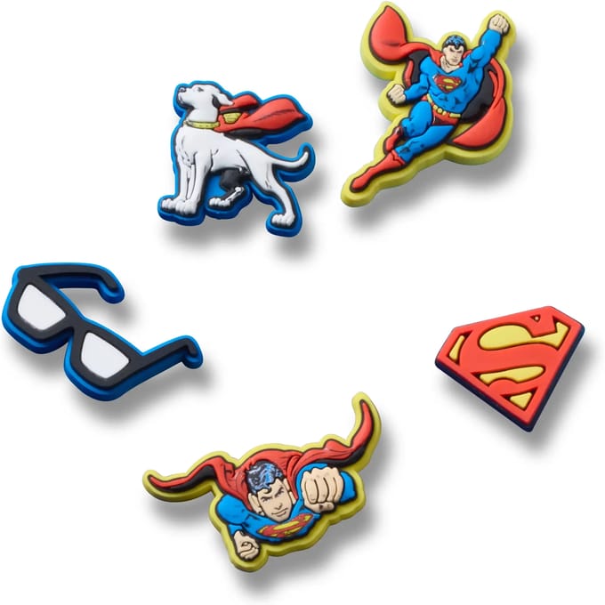 Crocs Superman Serie - Schoenaccessoire - Jibbitz - 5 Pck