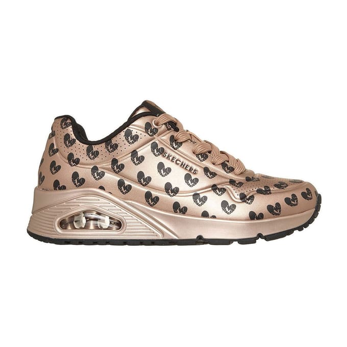 Skechers UNO - LIVE COLORFULLY Dames Sneakers - Gold