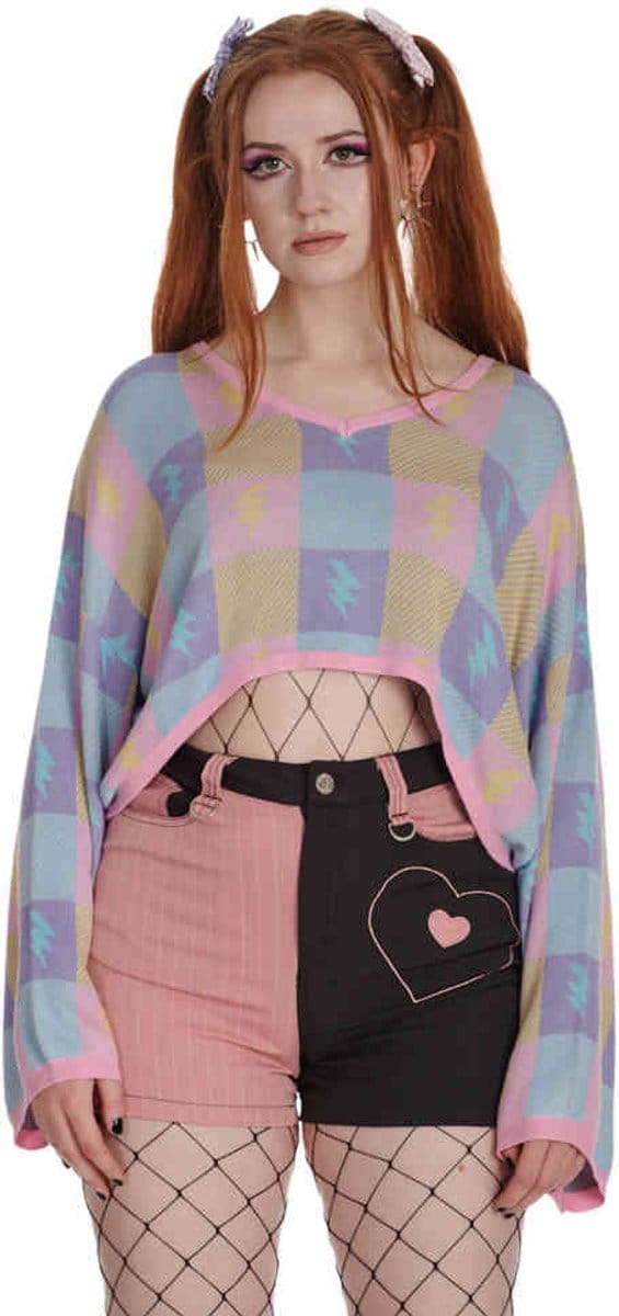 Banned - Mika Knitted Gebreide trui - XL - Paars