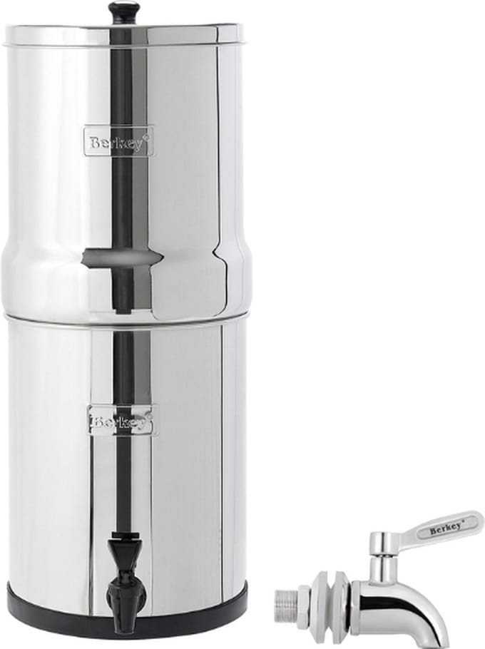 Travel Berkey® 5.6l + Berkey RVS kraantje