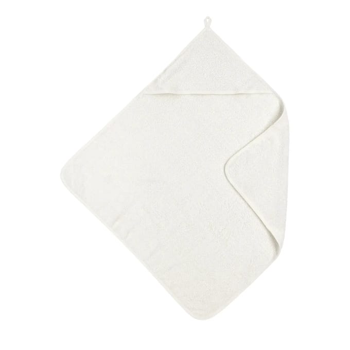 Meyco Baby Uni badcape - badstof - offwhite - 75x75cm