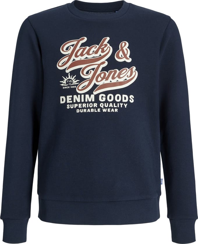 JACK&JONES - JJELOGO SWEAT CREW 2 COL 25/26 NOOS MNI - Jongens - Sweaters