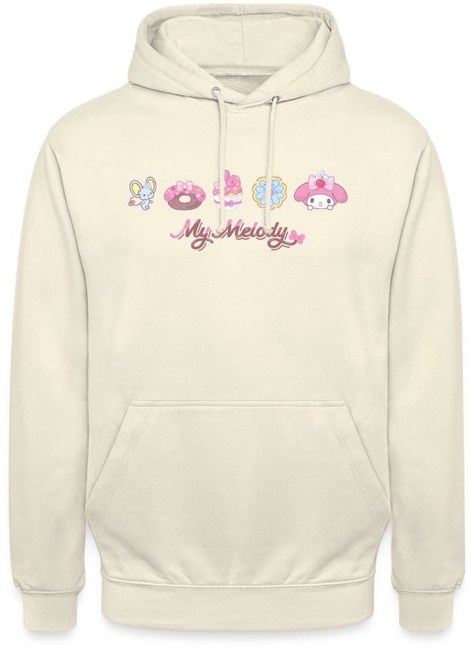 My Melody Met Flat En Gebakjes Hoodie Unisex