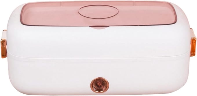 Verwarmde Lunchbox - Elektrische Broodtrommel - Maaltijden Opwarmen - Snelle Verwarming - 800 ml - Wit